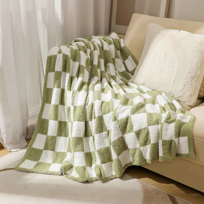 Finley Checkerboard Throw Blanket