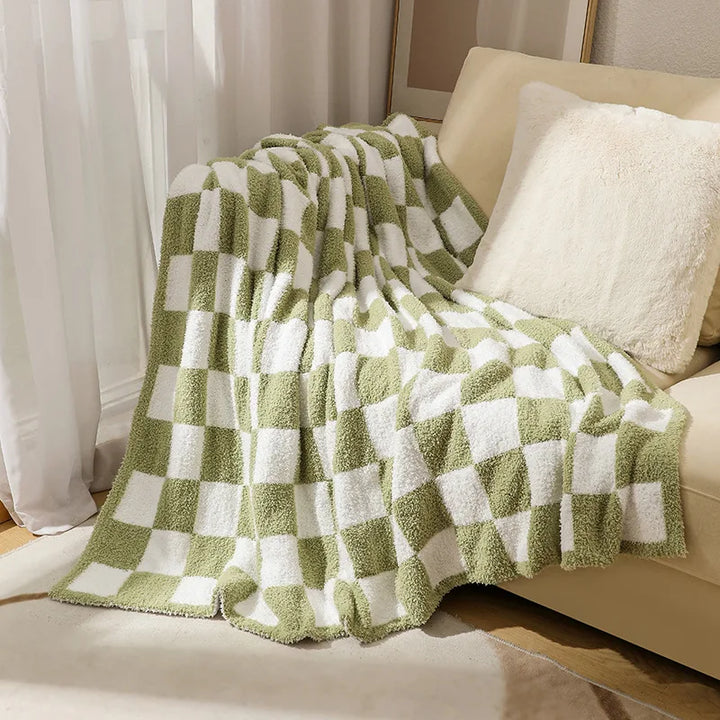 Finley Checkerboard Throw Blanket
