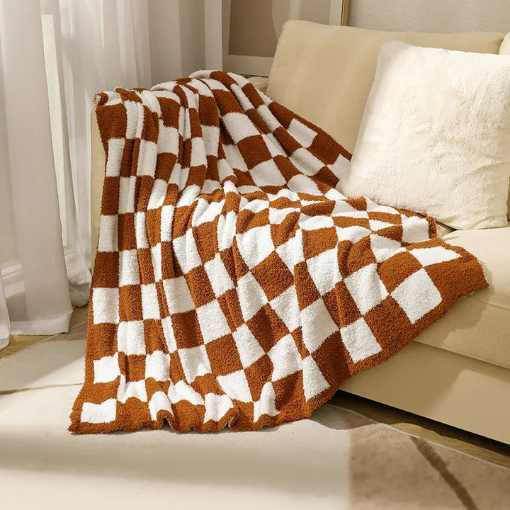 Finley Checkerboard Throw Blanket