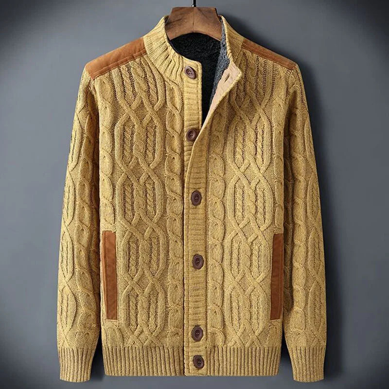 Erik Cable Knit Cardigan