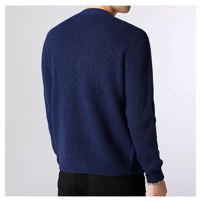 Theo Button-Front Knit Cardigan