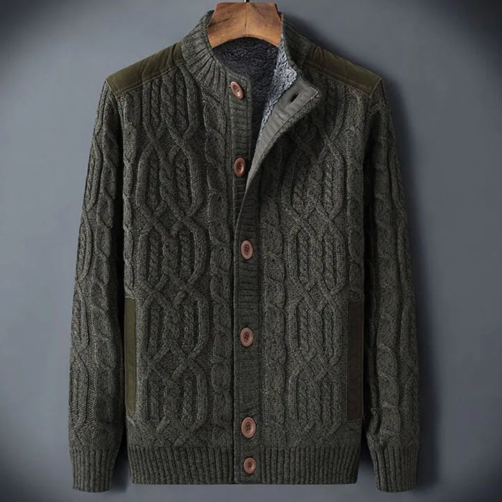 Erik Cable Knit Cardigan