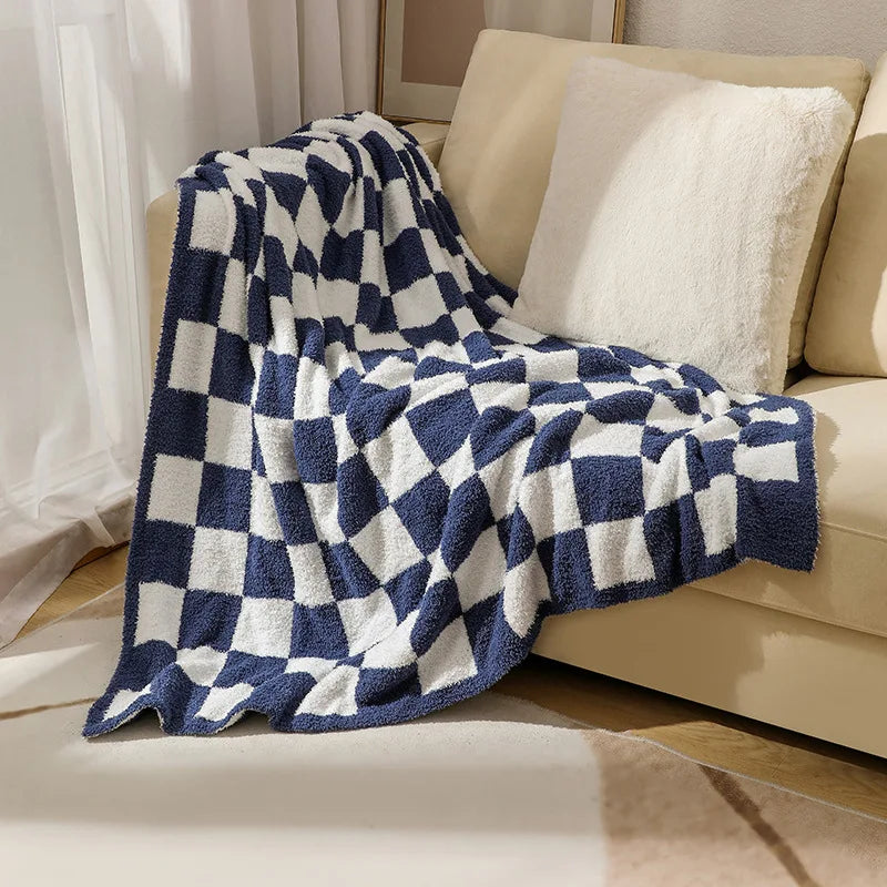Finley Checkerboard Throw Blanket