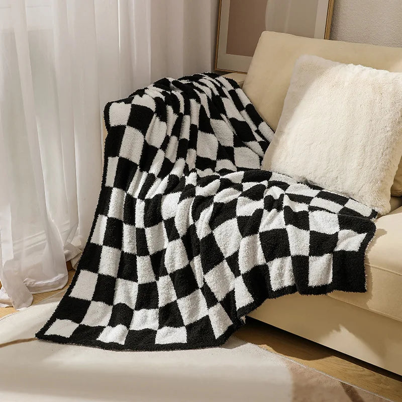 Finley Checkerboard Throw Blanket