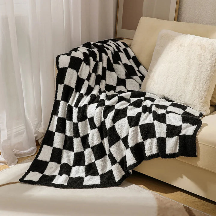 Finley Checkerboard Throw Blanket