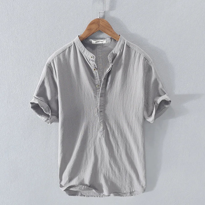 The Luca Linen Henley