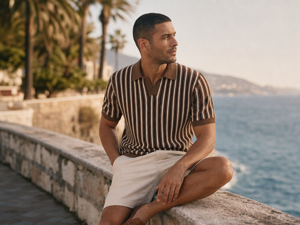 Riviera Stripe Polo