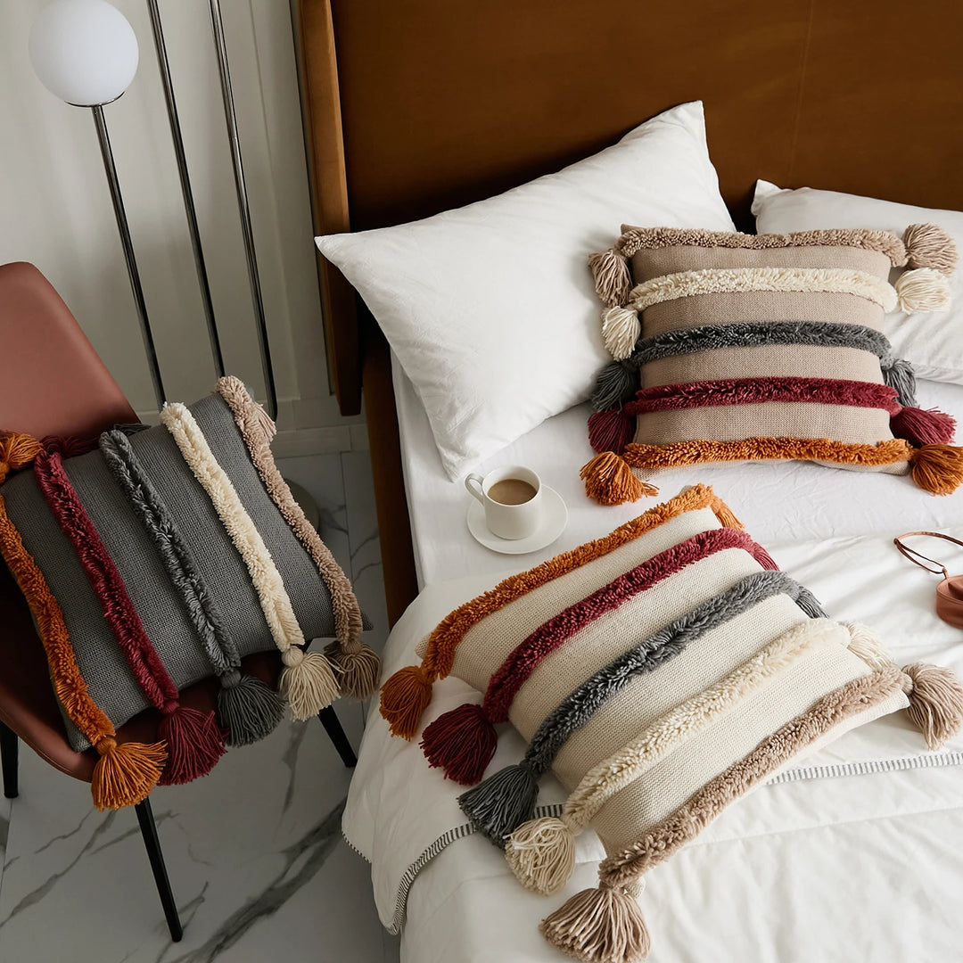 Aurora Tassel Pillow Case