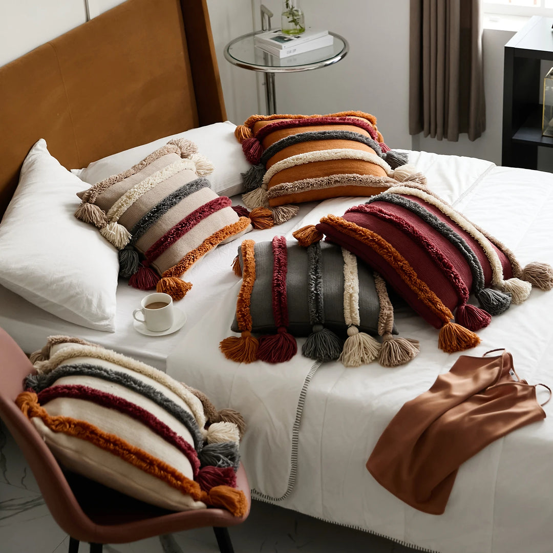 Aurora Tassel Pillow Case