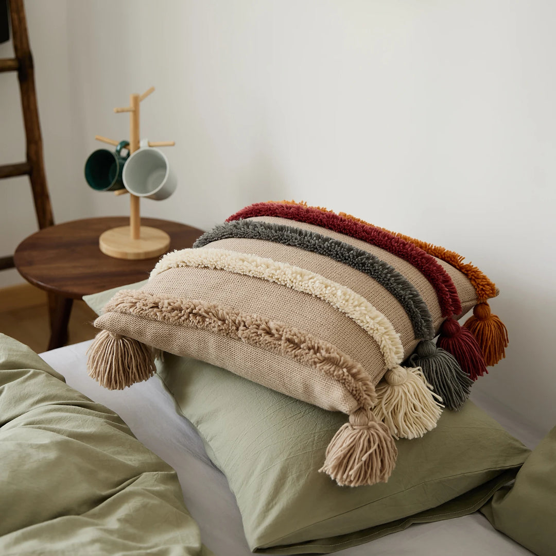 Aurora Tassel Pillow Case