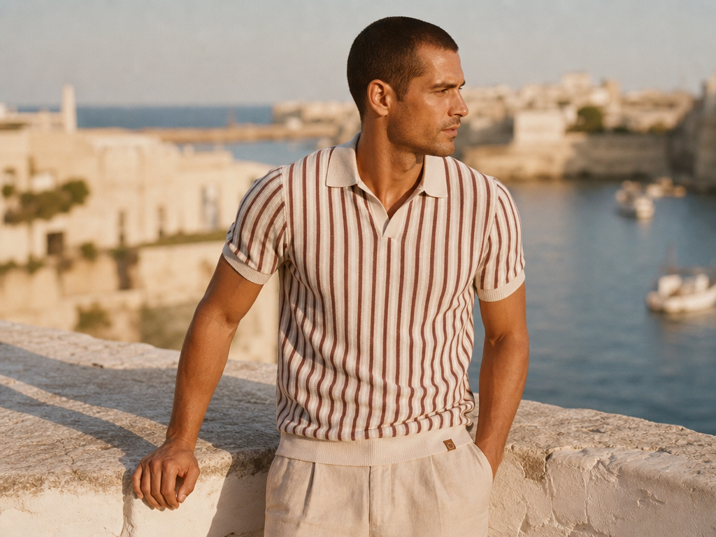 Riviera Stripe Polo