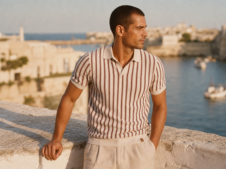 Riviera Stripe Polo