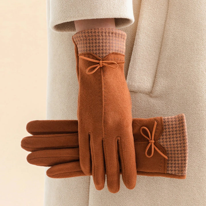 Valentina Houndstooth Gloves