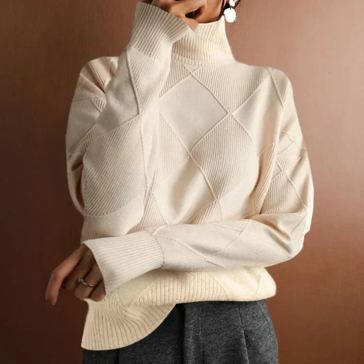 Celine Textured Turtleneck