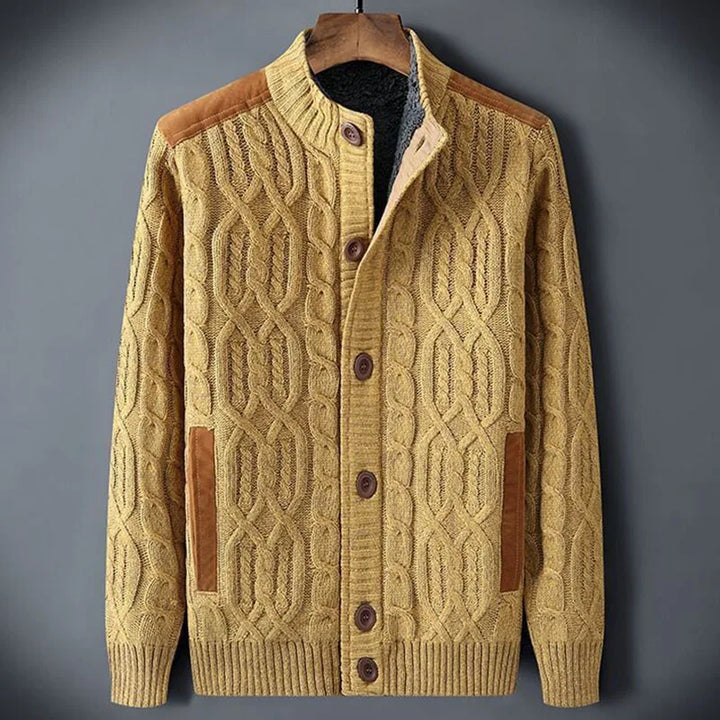 Erik Cable Knit Cardigan