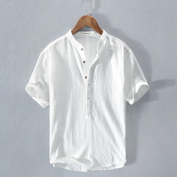 The Luca Linen Henley