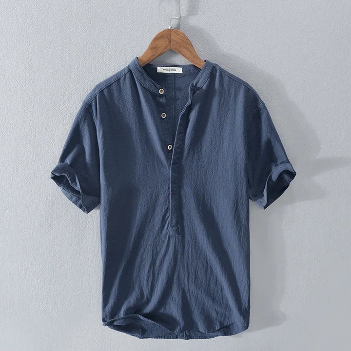 The Luca Linen Henley