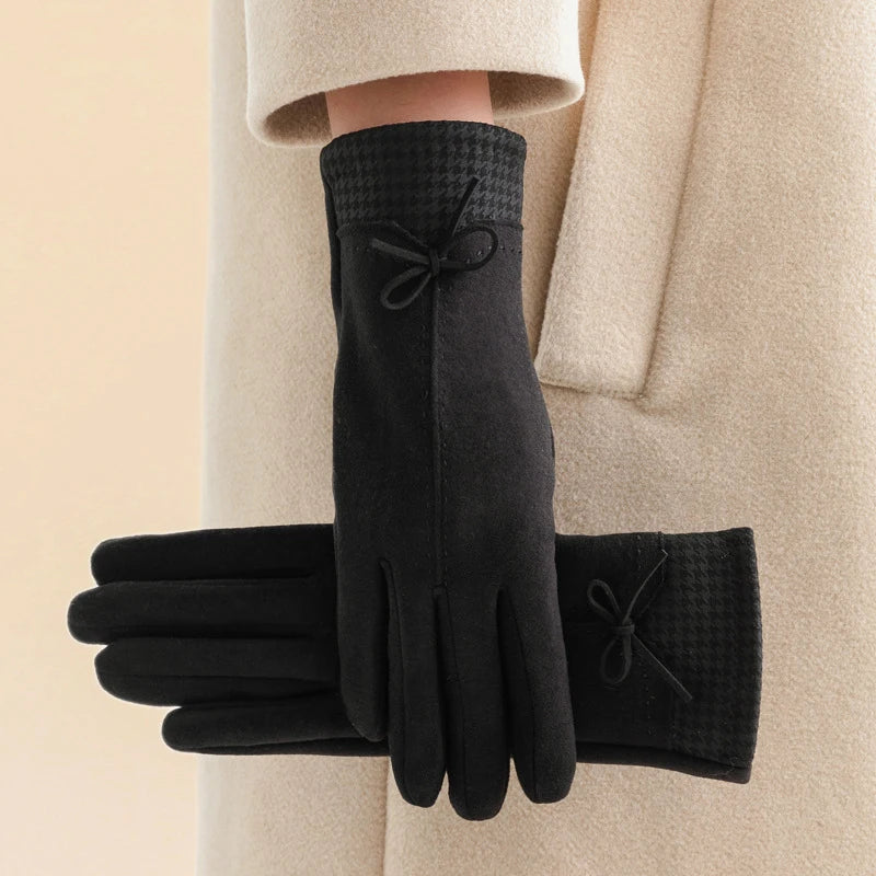 Valentina Houndstooth Gloves