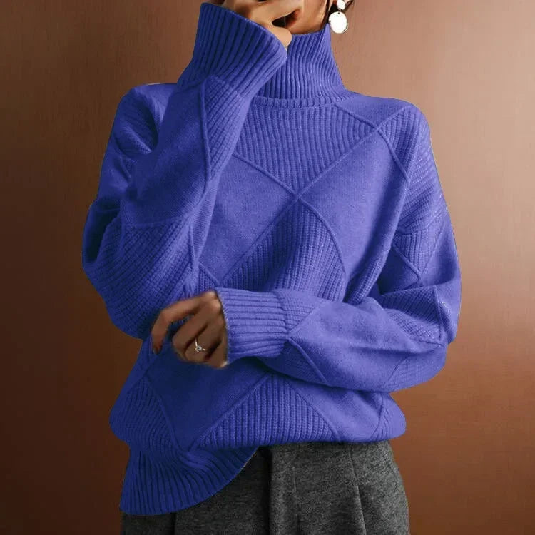 Celine Textured Turtleneck