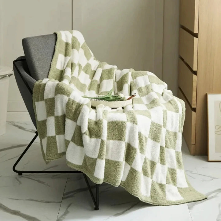 Finley Checkerboard Throw Blanket