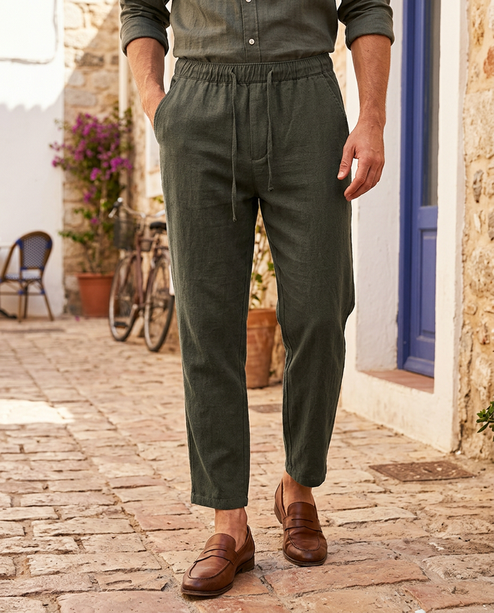 Enzo Linen Trousers