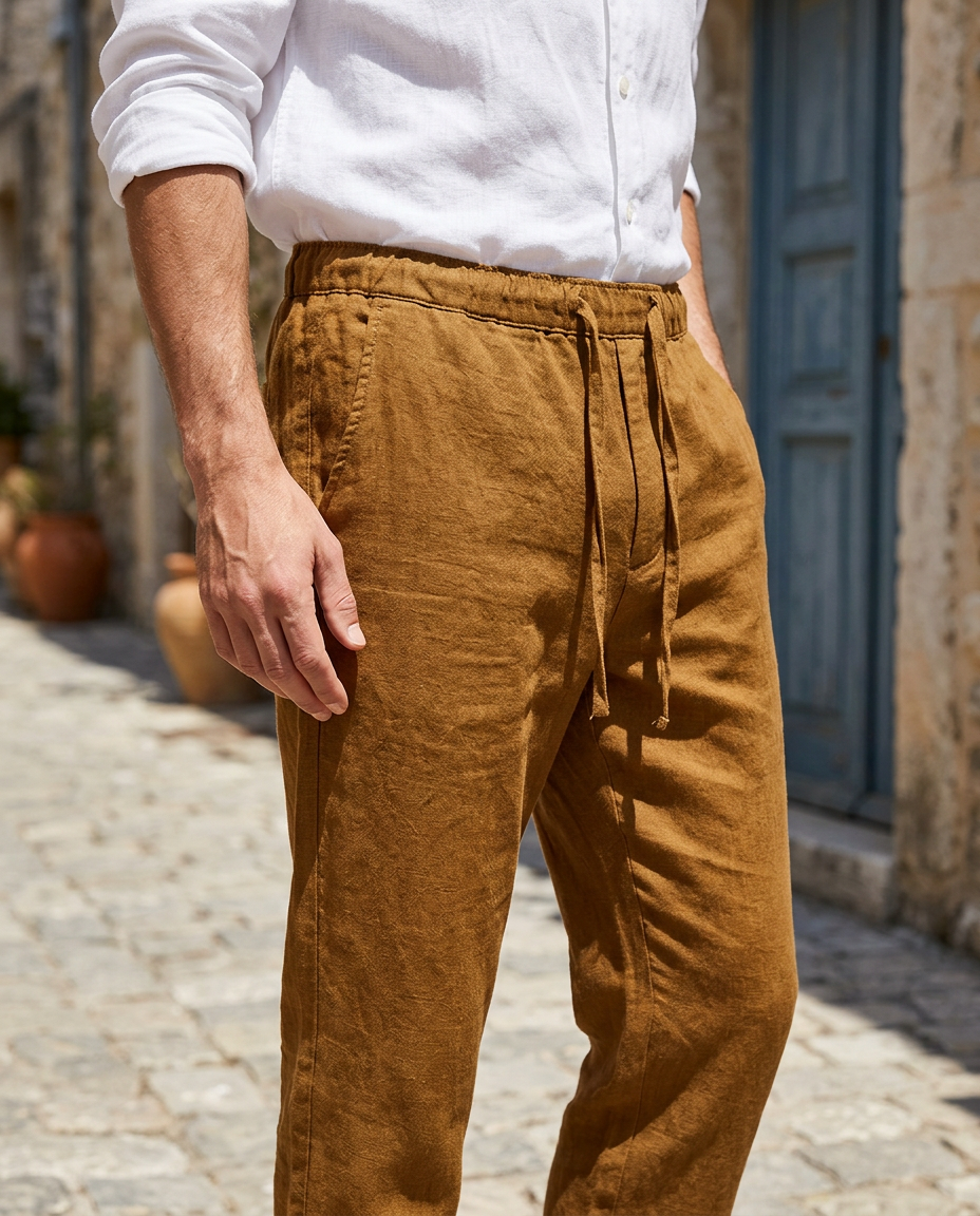 Enzo Linen Trousers