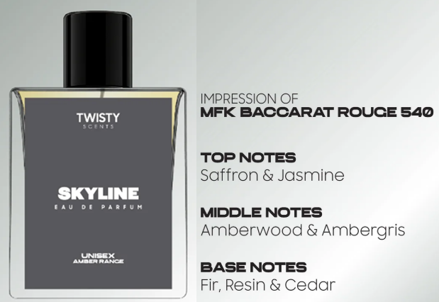 Skyline - Impression of Baccarat Rouge 540